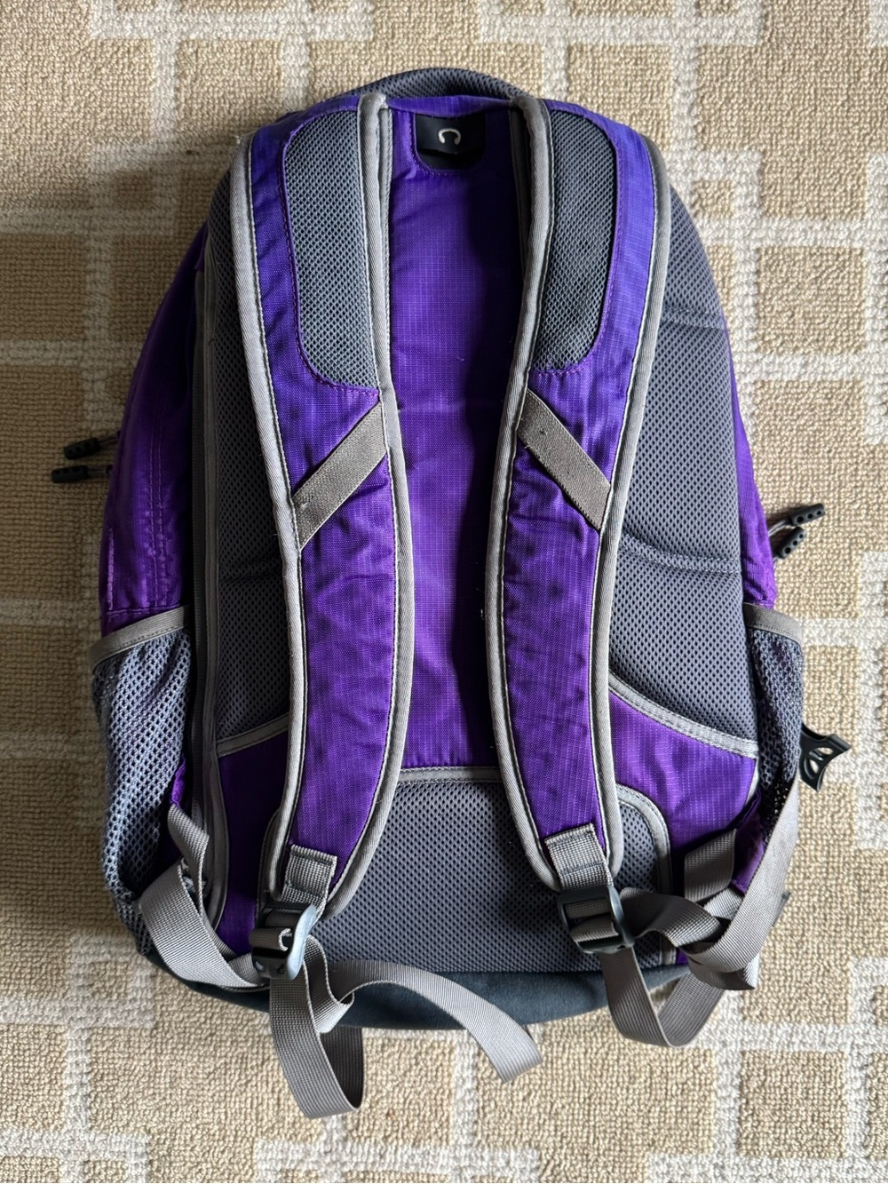 L.L. Bean North Ridge Backpack Purple Laptop Hiking School Travel Daypack - Picture 5 of 14
